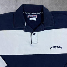 Load image into Gallery viewer, Vintage Aem'Kai Sport Hip Hop Y2K Navy Blue White Stripe Collared Sweatshirt