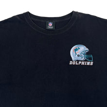 Load image into Gallery viewer, Early 00's NFL Team Apparel MIAMI DOLPHINS Football Logo Spellout Graphic T-Shirt