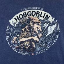 Load image into Gallery viewer, HOBGOBLIN "This Could Get Tasty" Wychwood Brewery Beer Graphic Navy Blue T-Shirt