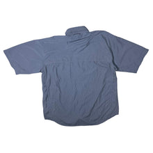 Load image into Gallery viewer, Vintage Columbia Sportswear GRT Blue-Grey Check Utility Hiking Short Sleeve Shirt