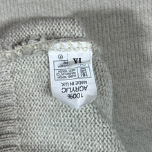 Load image into Gallery viewer, Vintage FUTURA Grandad Patterned Acrylic Made In UK Button Cardigan Sweater