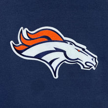 Load image into Gallery viewer, Early 00's NFL DENVER BRONCOS Football Embroidered Logo Navy Blue Hoodie