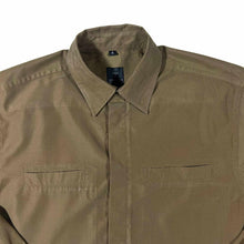 Load image into Gallery viewer, Early 00's Trenders Y2K Tribal Patterned Brown Polyester Long Sleeve Shirt