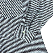 Load image into Gallery viewer, Vintage Unirea Salonla Brown White Houndstooth Style Check Long Sleeve Flannel Shirt