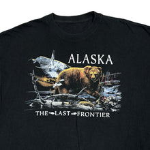 Load image into Gallery viewer, Early 00's ALASKA "The Last Frontier" Bear Animal Nature Wildlife Souvenir Graphic T-Shirt