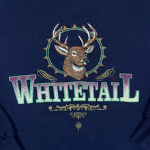 Load image into Gallery viewer, Vintage Cotton Grove WHITETAIL Deer Embroidered Spellout Crewneck Sweatshirt