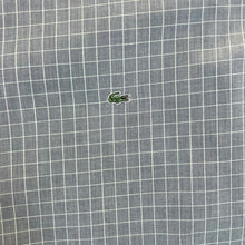 Load image into Gallery viewer, Vintage LACOSTE Classic Embroidered Mini Logo Grid Check Long Sleeve Shirt