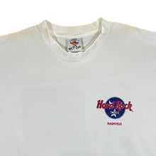 Load image into Gallery viewer, Vintage 90's HARD ROCK CAFE "Nashville" Souvenir Logo Spellout Graphic White T-Shirt