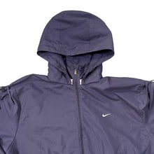 Load image into Gallery viewer, NIKE GOLF Classic Embroidered Mini Logo Purple Hooded Windbreaker Jacket