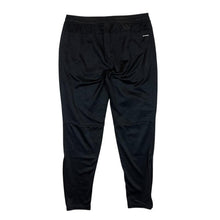 Load image into Gallery viewer, ADIDAS Climacool Three Stripe Mini Logo Black Straight Cuff Tracksuit Bottoms