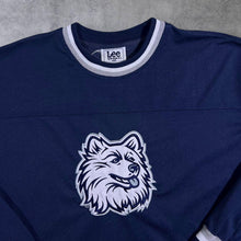 Load image into Gallery viewer, Vintage Lee Sport NCAA Uconn Huskies Embroidered College Navy Blue Sweatshirt