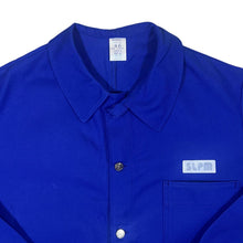 Load image into Gallery viewer, Vintage Blue Classic Cotton Button Worker Chore Lightweight Shirt Jacket