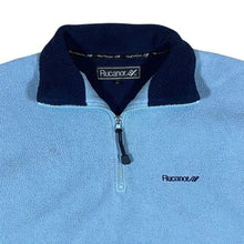 Load image into Gallery viewer, Vintage RUCANOR Embroidered Mini Logo Blue 1/4 Zip Fleece Sweatshirt