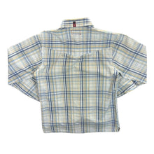 Load image into Gallery viewer, Vintage Levi's Workers Blue Yellow White Check Cowboy Western Popper Long Sleeve Shirt