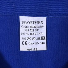 Load image into Gallery viewer, Early 00's Czech French Chore Worker Style Blue Button Cotton Jacket