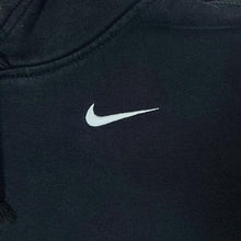 Load image into Gallery viewer, NIKE Classic Basic Embroidered Mini Logo Black Boxy Pullover Hoodie