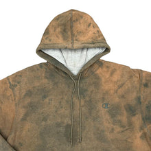 Load image into Gallery viewer, Early 00's CHAMPION Classic Embroidered Mini Logo Spellout Tie Dye Pullover Hoodie