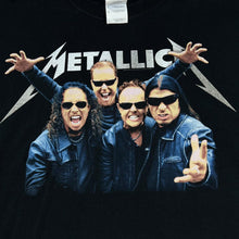 Load image into Gallery viewer, METALLICA "World Magnetic Tour" Graphic Spellout Thrash Heavy Metal Band T-Shirt