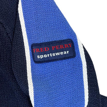 Load image into Gallery viewer, Vintage FRED PERRY Embroidered Mini Logo V-Neck Knit Sweater Jumper