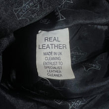 Load image into Gallery viewer, Vintage 90's SARDAR London Made In UK Genuine Real Black Leather Button Jacket