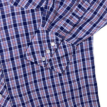 Load image into Gallery viewer, Vintage 80's Destry Cowboy Western Plaid Check Popper Long Sleeve Shirt