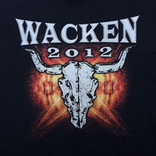 Load image into Gallery viewer, Wacken 2012 Heavy Metal Hard Rock Festival Music Band Lineup Black T-Shirt