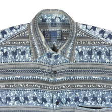 Load image into Gallery viewer, Vintage 90's SPECTATOR Aztec Striped Patterned Long Sleeve Flannel Shirt