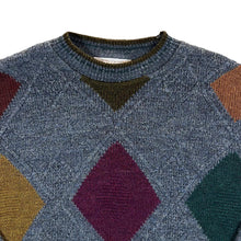 Load image into Gallery viewer, Vintage The Sweater Shop Grattan Argyle Check Knit Acrylic Wool Jumper Sweater