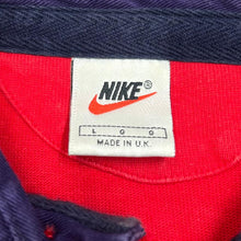 Load image into Gallery viewer, Vintage 90's NIKE RFU England Rugby Union Embroidered Logo Long Sleeve Rugby Polo Shirt