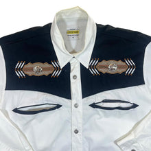 Load image into Gallery viewer, Vintage 90's HUNDERTMARK Cowboy Western Style Long Sleeve Cotton Shirt