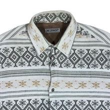 Load image into Gallery viewer, Vintage 90's LERROS Aztec Patterned Long Sleeve Flannel Shirt