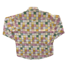 Load image into Gallery viewer, Vintage Chipie Westerner Cowboy Patchwork Patterned Popper Long Sleeve Shirt