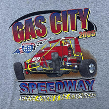 Load image into Gallery viewer, Vintage Gas City (2005) Speedway “Where Action Is The Attraction” Motorsports T-Shirt