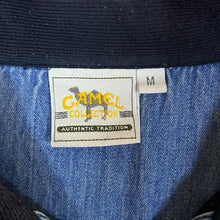 Load image into Gallery viewer, Vintage CAMEL COLLECTION Classic Mini Logo Navy Blue Collared Sweatshirt