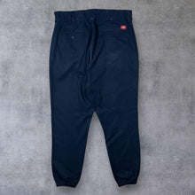 Load image into Gallery viewer, Dickies Navy Blue Skater Workwear Drawstring Cuffed Chino Trousers