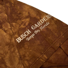 Load image into Gallery viewer, Vintage 90’s HABITAT “Busch Gardens” Elephant Animal Nature Wildlife Graphic Tie Dye T-Shirt