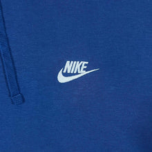 Load image into Gallery viewer, NIKE Classic Basic Embroidered Mini Logo Blue Pullover Hoodie