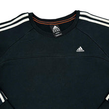 Load image into Gallery viewer, ADIDAS Three Stripe Classic Embroidered Mini Logo Crewneck Sweatshirt