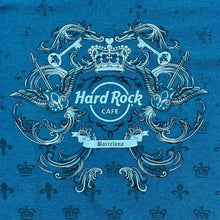 Load image into Gallery viewer, HARD ROCK CAFE "Barcelona" Couture Y2K Souvenir Logo Spellout Graphic T-Shirt