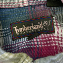 Load image into Gallery viewer, Vintage TIMBERLAND WEATHERGEAR Lumberjack Plaid Check Long Sleeve Flannel Cotton Shirt