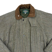 Load image into Gallery viewer, Vintage OPENTRACK Houndstooth Farmer Tweed Style Hunting Country Jacket