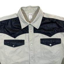 Load image into Gallery viewer, Early 00's Cowboy Western Pearl Snap Popper Cotton Long Sleeve Shirt