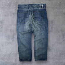 Load image into Gallery viewer, Mantaray Classic Distressed Effect Blue Denim Straight Leg Jeans