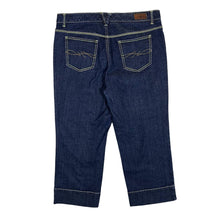 Load image into Gallery viewer, TOMMY HILFIGER "American Hope Classic Rise" Dark Blue Denim Cropped Jeans