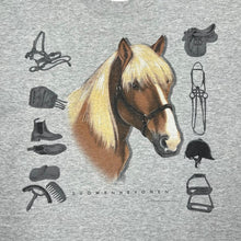 Load image into Gallery viewer, Vintage Screen Stars SUOMENHEVONEN Finnish Horse Riding Animal Wildlife Souvenir Graphic T-Shirt