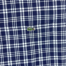 Load image into Gallery viewer, Vintage CHEMISE LACOSTE Mini Pocket Logo Plaid Check Long Sleeve Button-Up Cotton Shirt