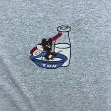 Load image into Gallery viewer, Vintage Tom & Jerry By Addiction (1995) Embroidered Grey Short Sleeve Pocket T-Shirt