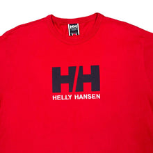 Load image into Gallery viewer, Early 00's HELLY HANSEN Classic Embroidered Big Logo Spellout Graphic Short Sleeve T-Shirt