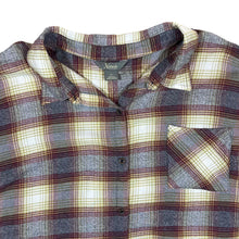 Load image into Gallery viewer, NATURAL REFLECTIONS Lumberjack Plaid Check Long Sleeve Cotton Flannel Shirt