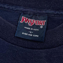 Load image into Gallery viewer, Vintage Jansport Saint Leo College “Monarchs” Souvenir Graphic Navy Blue T-Shirt